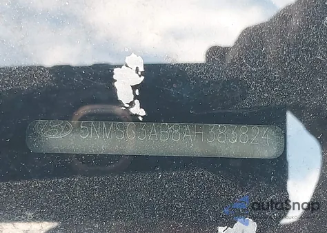 2010 Hyundai Santa Fe Gls from USA, damaged, VIN 5NMSG3AB8AH383824